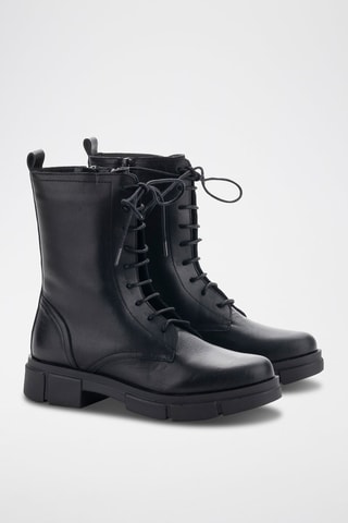 Bottines en cuir Velvet - Noir