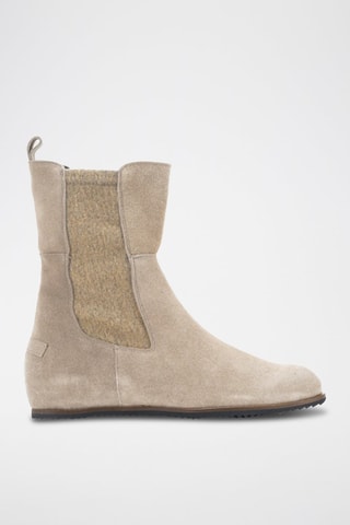 Bottines Chelsea en nubuck Chelo - Beige