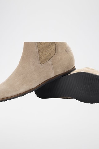 Bottines Chelsea en nubuck Chelo - Beige
