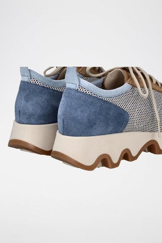 Baskets plateformes en nubuck Ola - Beige