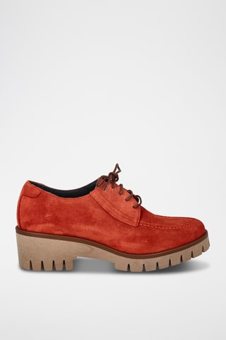 Derbys en nubuck - Marron