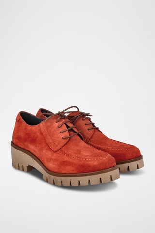 Derbys en nubuck - Marron