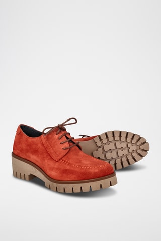 Derbys en nubuck - Marron