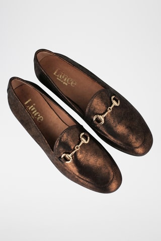 Mocassins en cuir - Marron