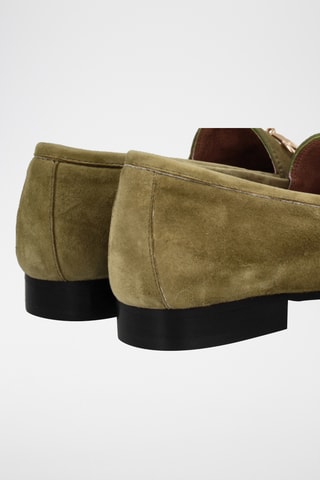 Mocassins en nubuck - Bleu marine