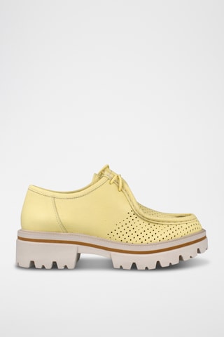Derbys en cuir - Jaune