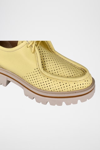 Derbys en cuir - Jaune