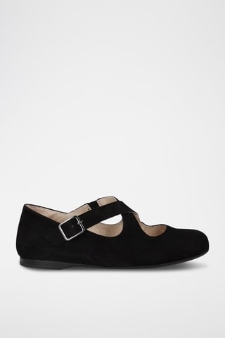 Babies en nubuck - Noir