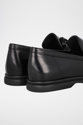 Mocassins en cuir - Noir