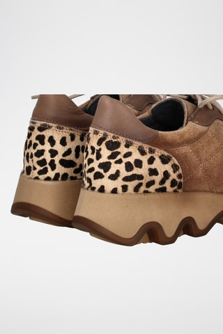 Baskets en cuir - Marron