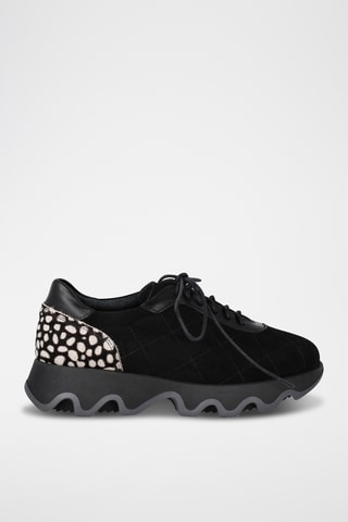 Baskets en cuir - Noir et blanc