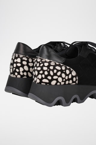 Baskets en cuir - Noir et blanc