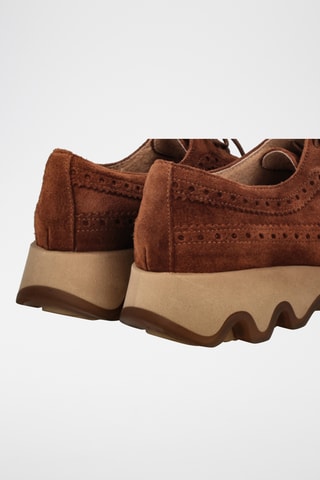 Baskets en nubuck - Marron