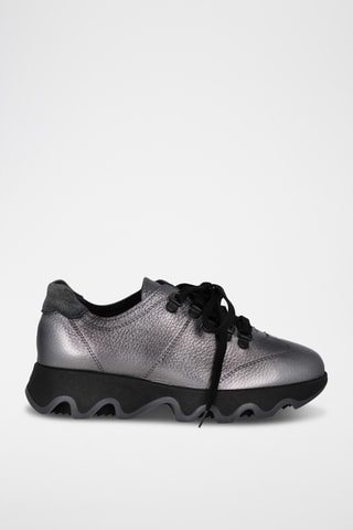 Baskets en cuir - Gris