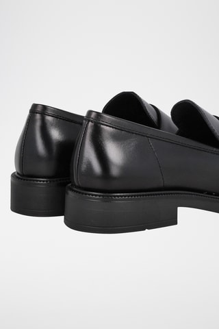 Mocassins en cuir - Noir
