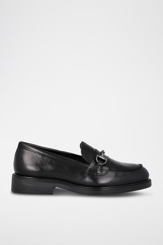 Mocassins en cuir - Noir