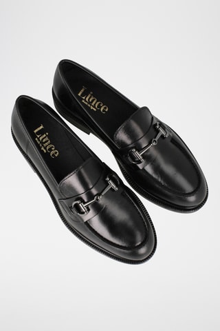 Mocassins en cuir - Noir