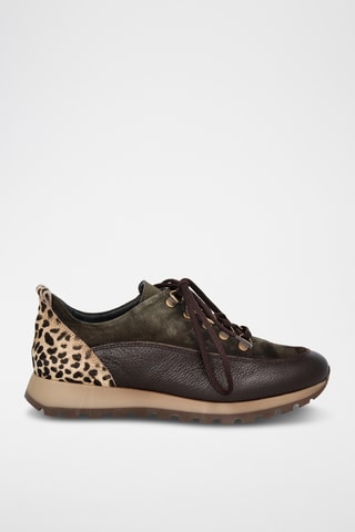 Baskets en cuir - Marron