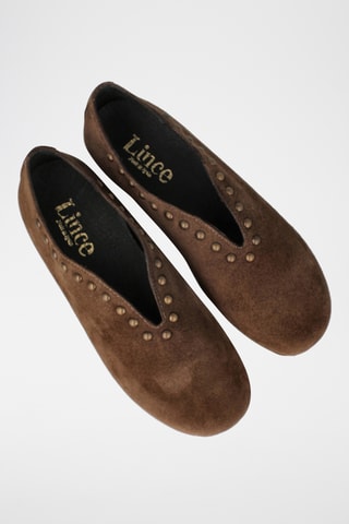 Mocassins en nubuck - Taupe