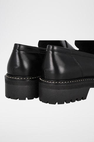 Mocassins en cuir - Noir