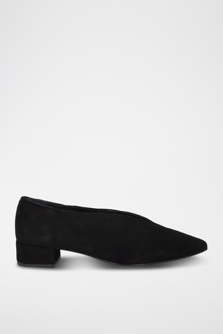 Ballerines en nubuck - Noir