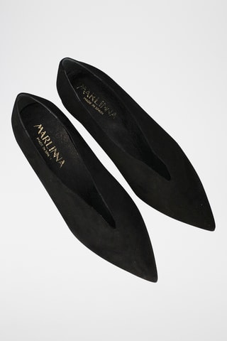 Ballerines en nubuck - Noir