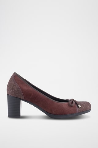 Escarpins en nubuck - Marron