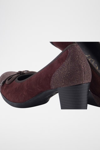 Escarpins en nubuck - Marron