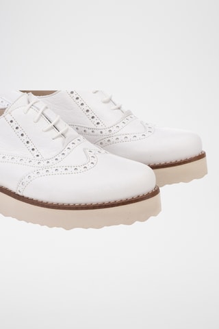 Richelieus en cuir - Beige