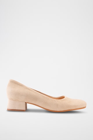 Escarpins en nubuck - Beige