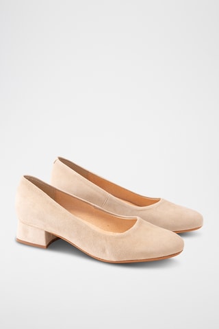 Escarpins en nubuck - Beige