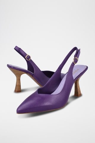 Escarpins en cuir - Violet