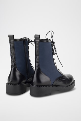 Bottines en cuir - Noir