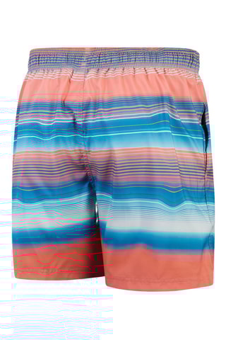 Calções de banho - Laranja e azul-celeste