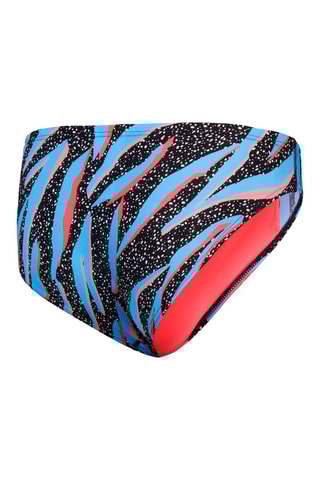 Cueca de banho - Preto e azul-celeste