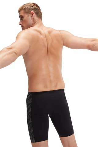 Calções ciclista de banho - Preto