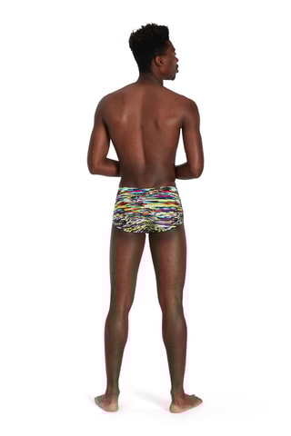 Boxers de banho - Amarelo e vermelho