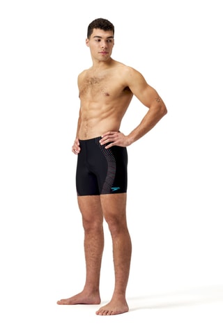 Calções ciclista de banho - Preto