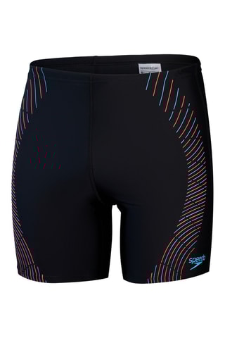 Calções ciclista de banho - Preto