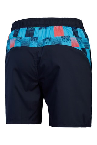 Calções de banho - Azul e coral