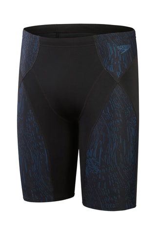 Calções ciclista de banho - Preto e índigo