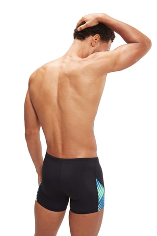 Boxers de banho - Preto e verde-claro