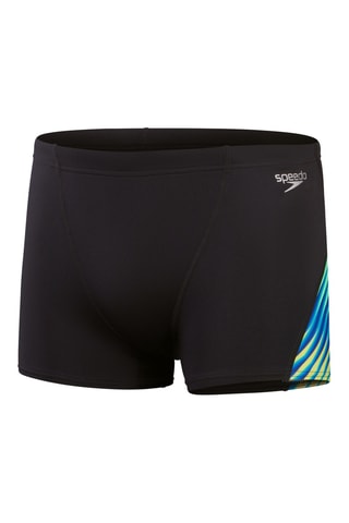 Boxers de banho - Preto e verde-claro