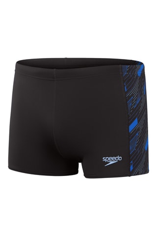 Boxers de banho - Preto e azul-elétrico