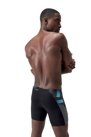 Panties de banho - Preto e cinzento