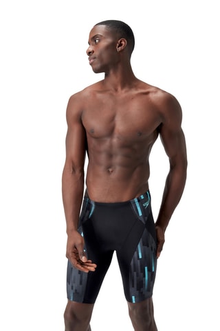 Calções ciclista de banho - Preto