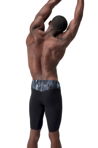 Calções ciclista de banho - Preto
