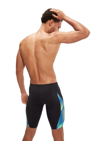 Calções ciclista de banho - Preto