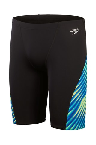 Calções ciclista de banho - Preto