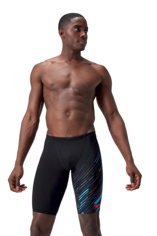 Calções ciclista de banho - Preto